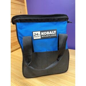Kobalt 24V Max Brushless Tool Bag Storage Carry Case Blue Black